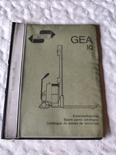 MIC GEA 10 Hochhubwagen Ameise Stapler Ersatzteilliste  spare parts list K69