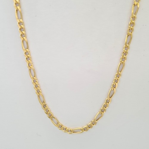 585 gold kette figaro panzer - figaro,