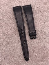 #1691 ORIGINAL OMEGA 18mm LEDERBAND BAND STRAP BELT SCHWARZ LEDER UNISEX