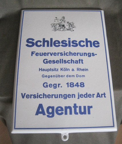 Altes emailleschild - altes,