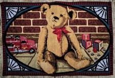 Sander Platzset Tischset Teddy Bär Gobelin  Neu 32 x 48 cm