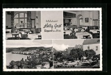 Boppard /Rh., Weinhaus Heilig Grab, Innenansicht, Ansichtskarte 1965 