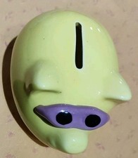 Porzellan Sparschwein, gelb