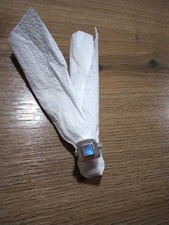 Silberring 925 mit Stein / Opal Gr 56/57 Zum Öffnen /Giftring? Einzelanfertigung