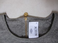 Allude Damen Cashmere Pullover Gr. M grau