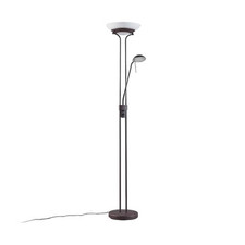 Lindby Yveta rostfarbener LED-Deckenfluter Standleuchte Stehlampe mit Dimmer