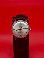 Kienzle Markant Vintage Uhr Herren 60er Jahre Silber Zifferblatt Läuft 