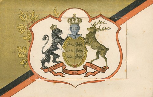 Wk1 klapp postkarte - postkarte, wappen