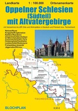 Landkarte Oppelner Schlesien