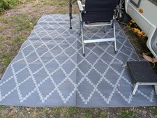 Vorzeltteppich Outdoorteppich 2,7m x 2,0m, Markisenteppich für Wohnmobil