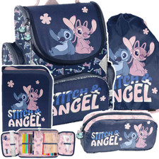 Lilo und  Stitch Disney Schulranzen Set 4 Teile Federtasche Tornister Federmappe