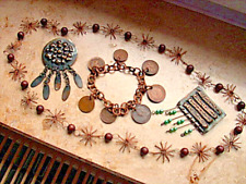 Konvolut Kupferschmuck 1970er Jahre