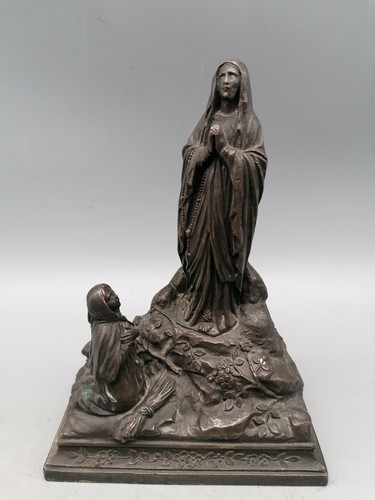 Antike marienfigur betend - marienfigur,