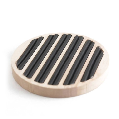 Gerilltes ringtablett rund - gerilltes,