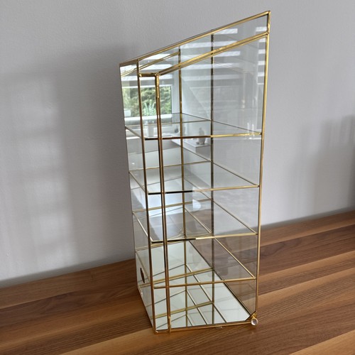 Vitrine klein messing - vitrine,