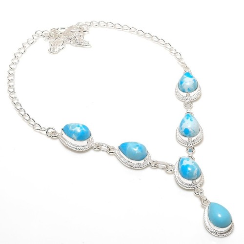 Handgefertigte blaue larimar - handgefertigte,