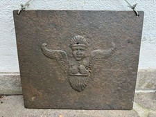 Gusseiserne Wandplatte mit