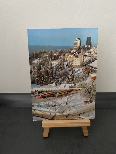 Vintage postkarte oberhof - vintage, oberhof,