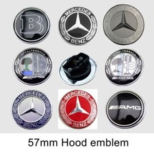 Mercedes Benz Stern Emblem Vorne 57mm Motorhaube Tuning W203 W204 W208 W212 W213