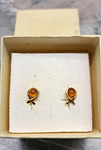 Ohrstecker mit bernstein 333 - ohrstecker,