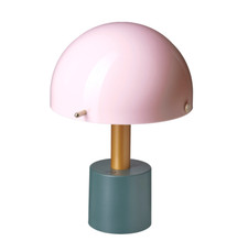 IKEA NODMAST LED Tragbare Lampe Batteriebetrieben Leuchte Rosa Dunkelgrau-Grü...