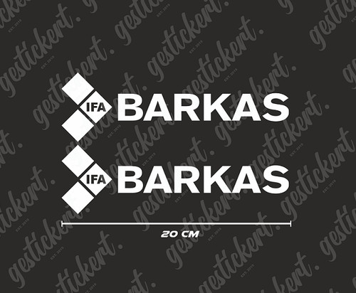 Barkas aufkleber - 2x, 20