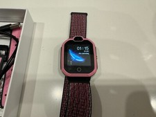 PTHTECHUS Smartwatch 4G GPS für Kinder pink Telefon Uhr Touchscreen Armbanduhr