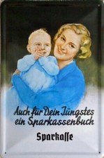 Blechschild Sparkasse Auch