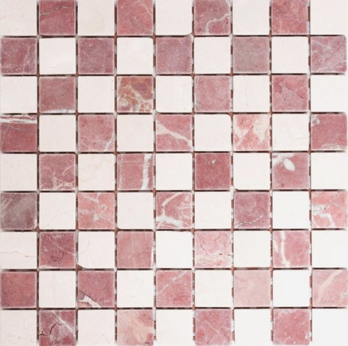 Marmormosaik rosso beige