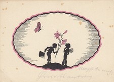 Silhouette Blumen für das