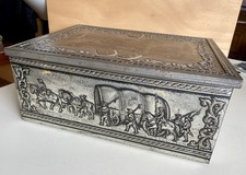 alte Lebkuchen Blechdose Seim/Norica  Nürnberg - 30-jähriger Krieg Stadtbild