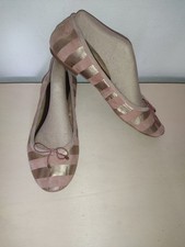 Marc O'Polo Wild-Leder Ballerinas Gr.6,5 (40)  gold rose rosa