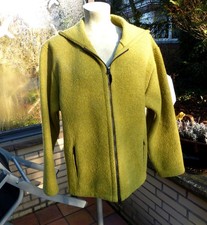 Mufflon Damen Jacke grün Schurwolle Gr. XL beachte Maße Anorak Kurzmantel Jacket