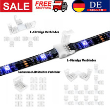 LED Verbinder Set 40 Stück 4-polig L/T Eckverbinder für RGB 5050/3528 Streifen