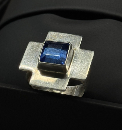 Vintage ring kreuz silber - vintage,