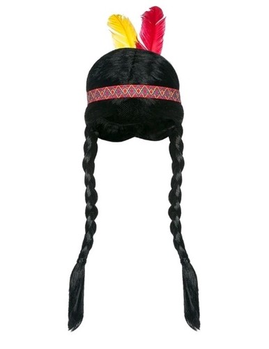Indianer perücke damen mit - damen,