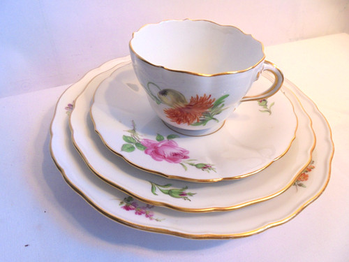 Meissen kaffee tee gedeck - meissen,
