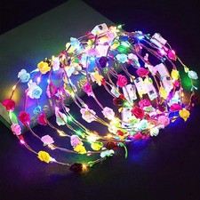 LED Blumenkranz Stirnband, 20