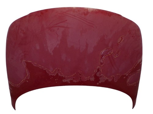 Motorhaube ly3c amulettrot - motorhaube,