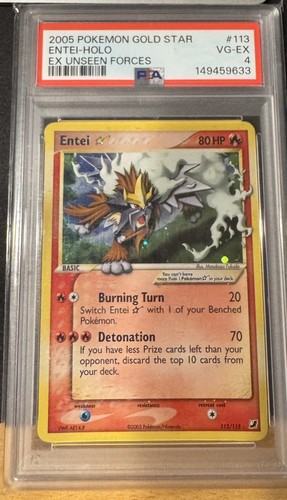 Pokémon tcg entei star gold - entei,