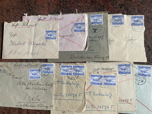 Briefe feldpost flugpost - briefe,  feldpost