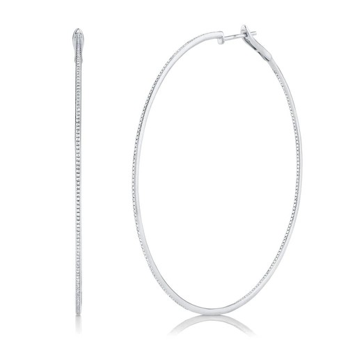 Zoll diamant creolen - 3,