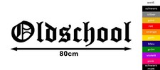 80cm Oldschool Sticker diverse