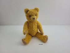 Teddybär Holzwolle Glasaugen 53cm bewegliche Gelenke Spielzeug 30-50er #2510260