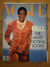VOGUE American -SEPTEMBER 1989 Naomi Campbell