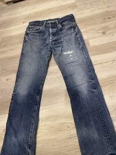 Levi's Jeans 501 Herren W32 L32  Straight Levis Blau Retro Look