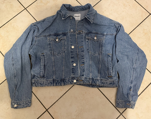 Bershka damen jeansjacke denim - bershka,