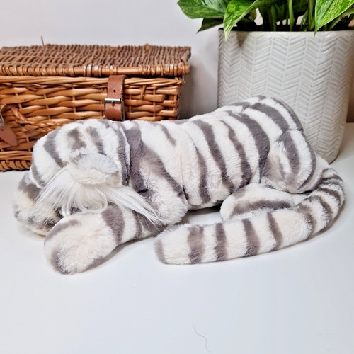 Jellycat sacha snow - snow, tiger
