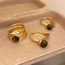 Goldfarben für Tigerauge