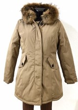ATTENTIF DAMEN ECHTFELL PARKA WINTERJACKE XXL FELL PELZ JACKE Cognac NEU KAPUZE